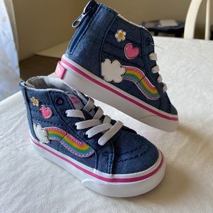 Vans Toddler Rainbow Sidestripe Sk8-Hi